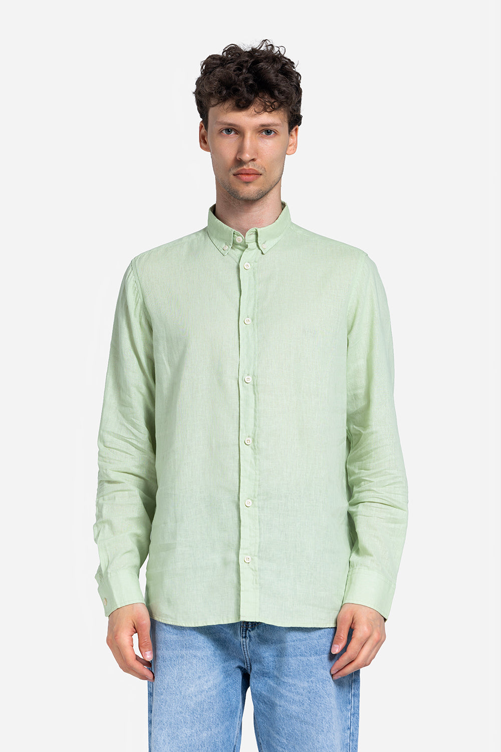 long sleeve shirt - Men - Plain