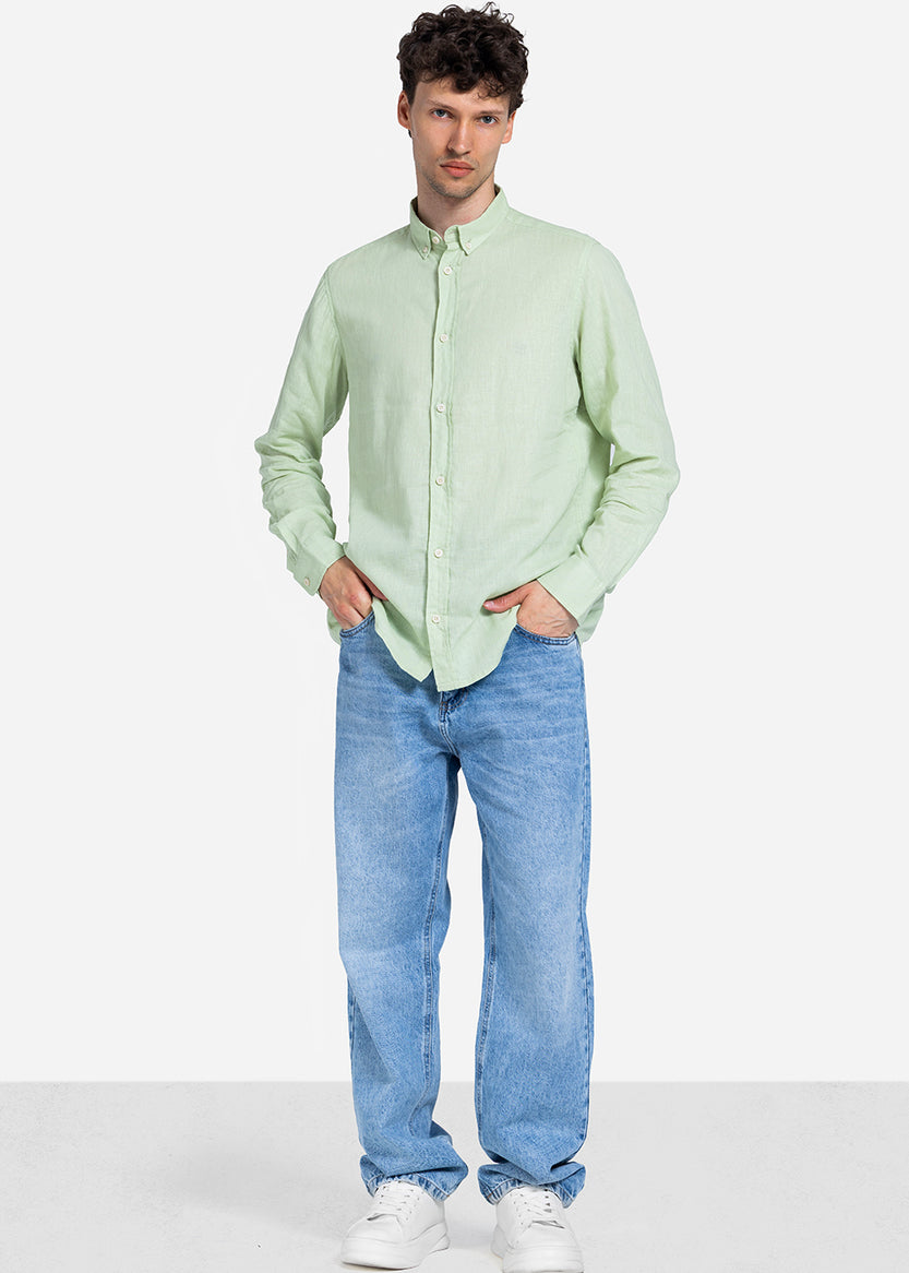 long sleeve shirt - Men - Plain