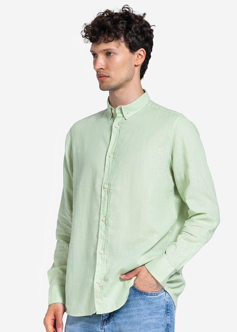 long sleeve shirt - Men - Plain