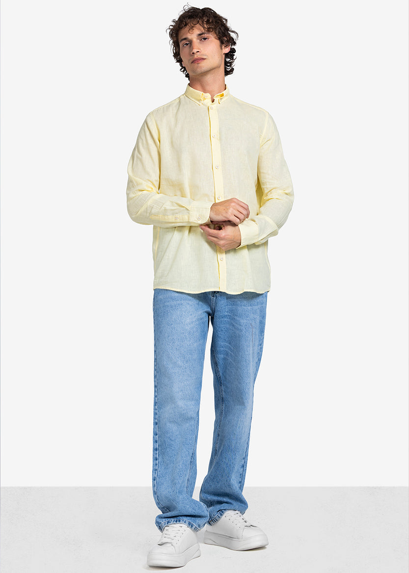 long sleeve shirt - Men - Plain