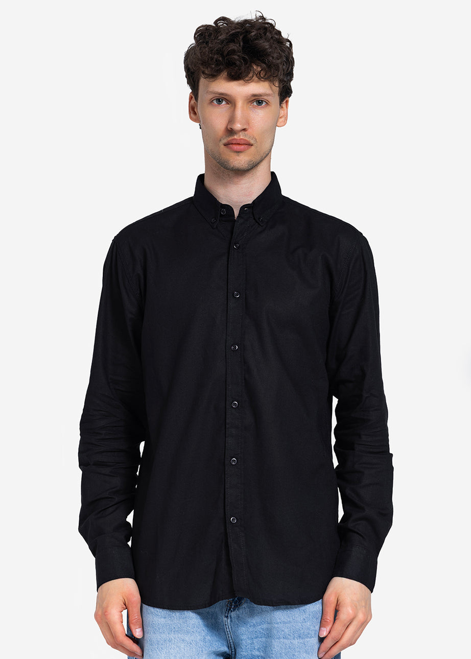 Long Sleeve Shirt - Men - Plain