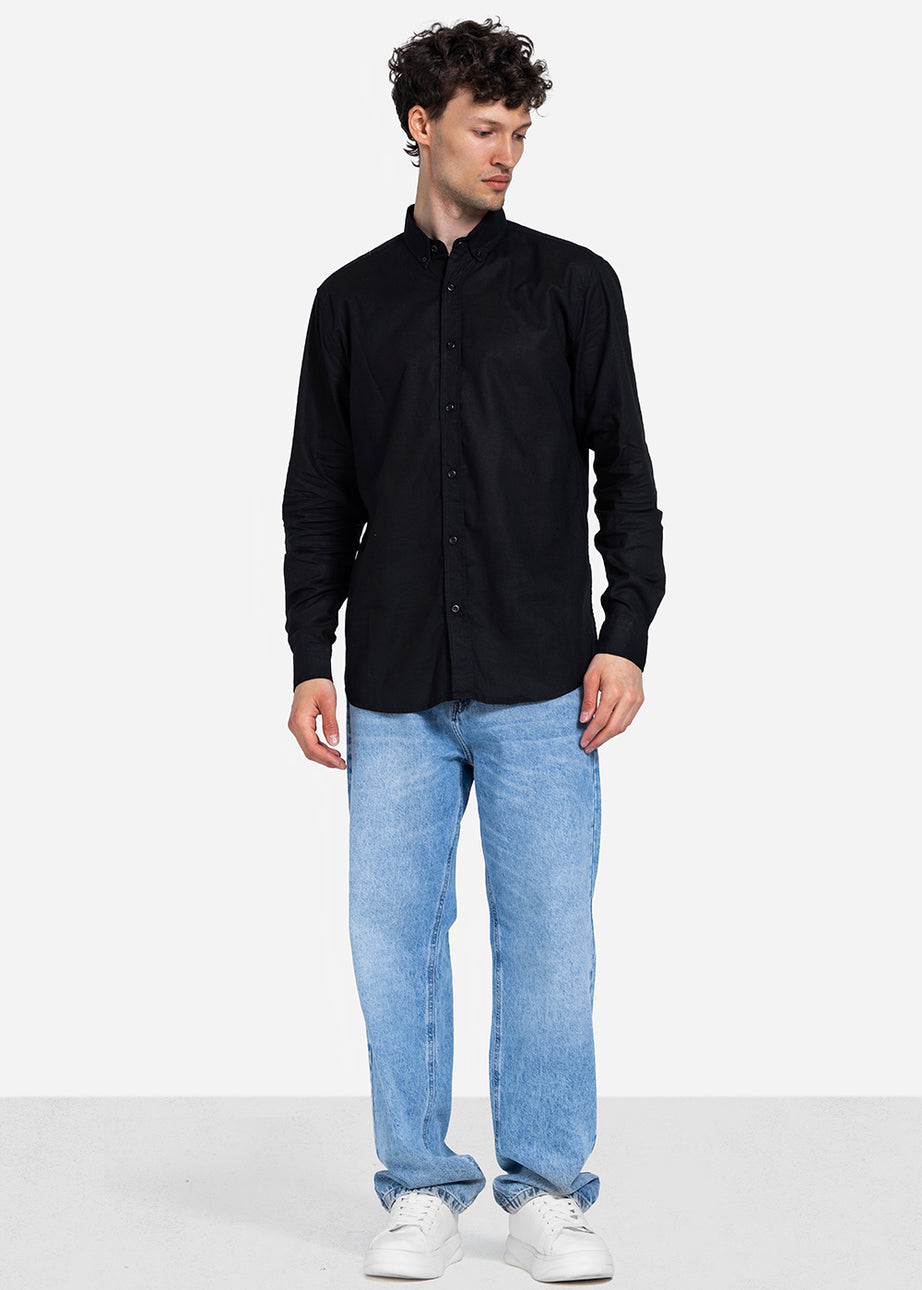 Long Sleeve Shirt - Men - Plain