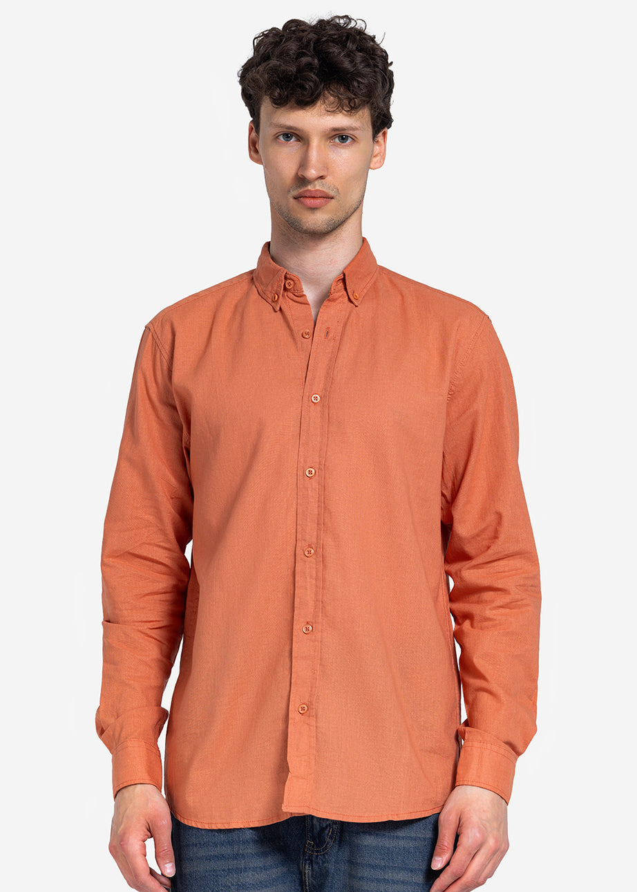 Long Sleeve Shirt - Men - Plain