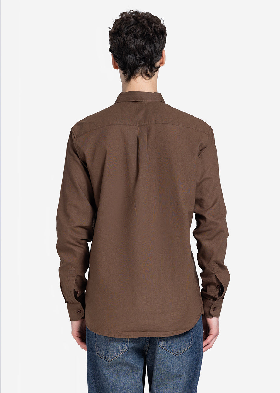 Long Sleeve Shirt - Men - Plain