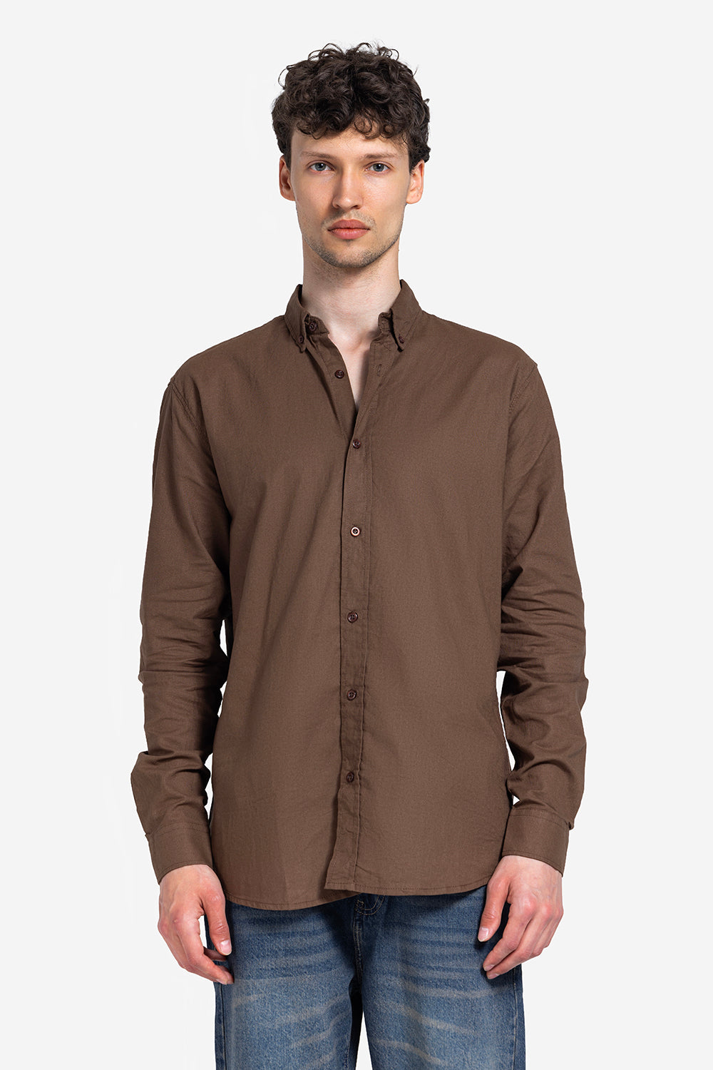 long sleeve shirt - Men - Plain