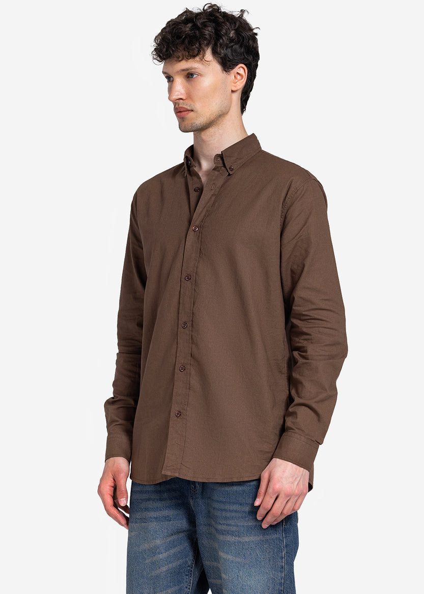 long sleeve shirt - Men - Plain