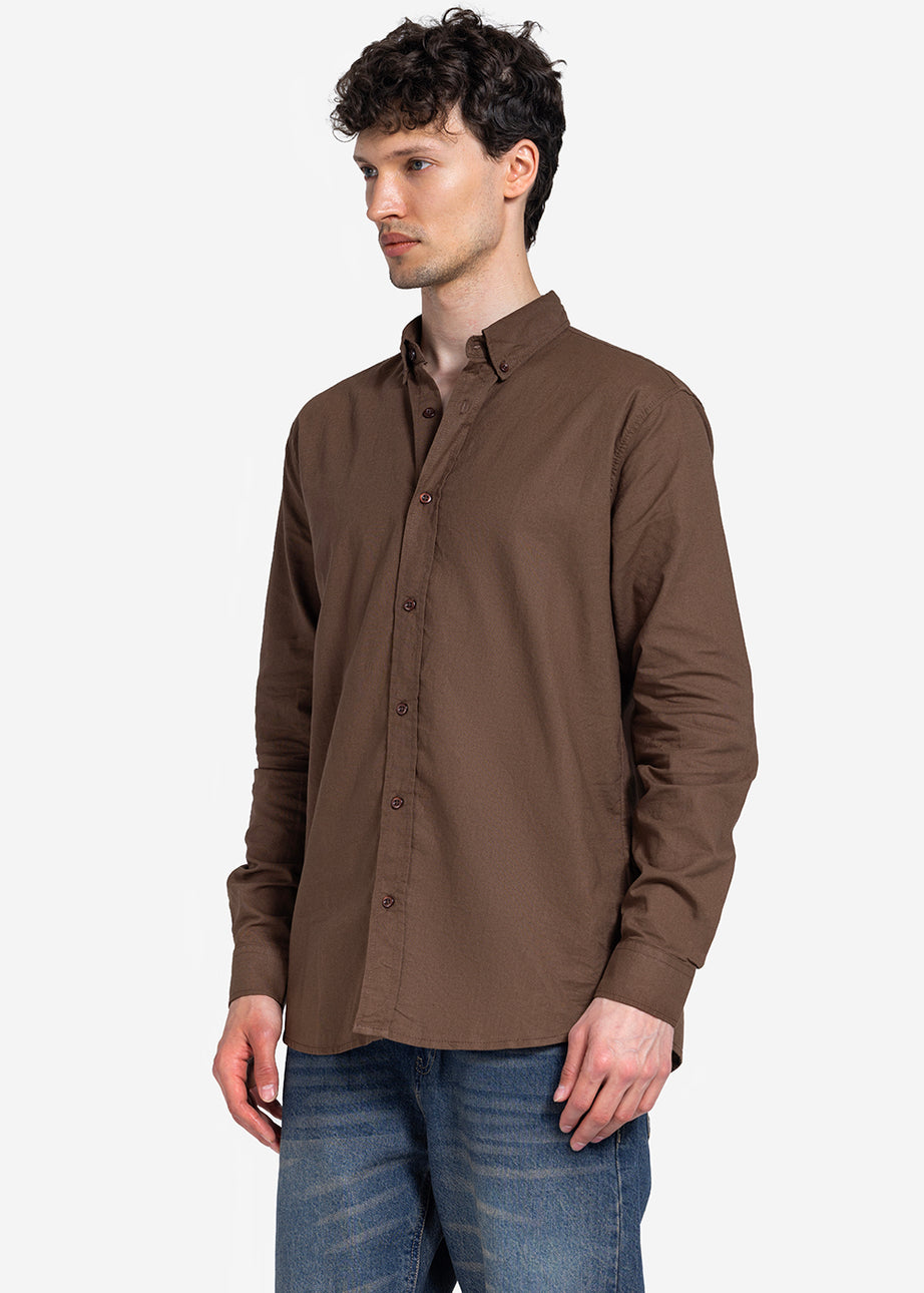Long Sleeve Shirt - Men - Plain