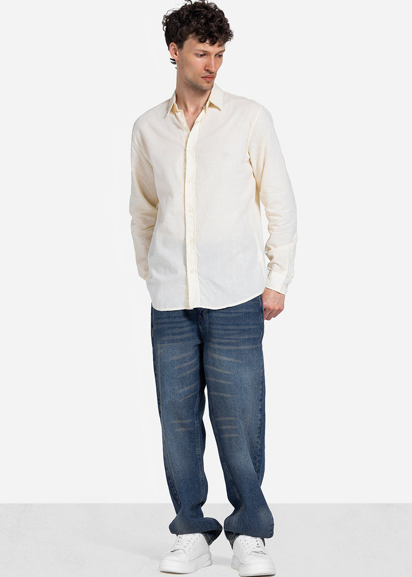 long sleeve shirt - Men - Plain