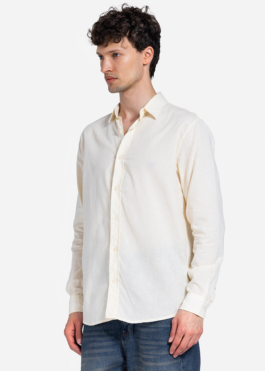 Long Sleeve Shirt - Men - Plain
