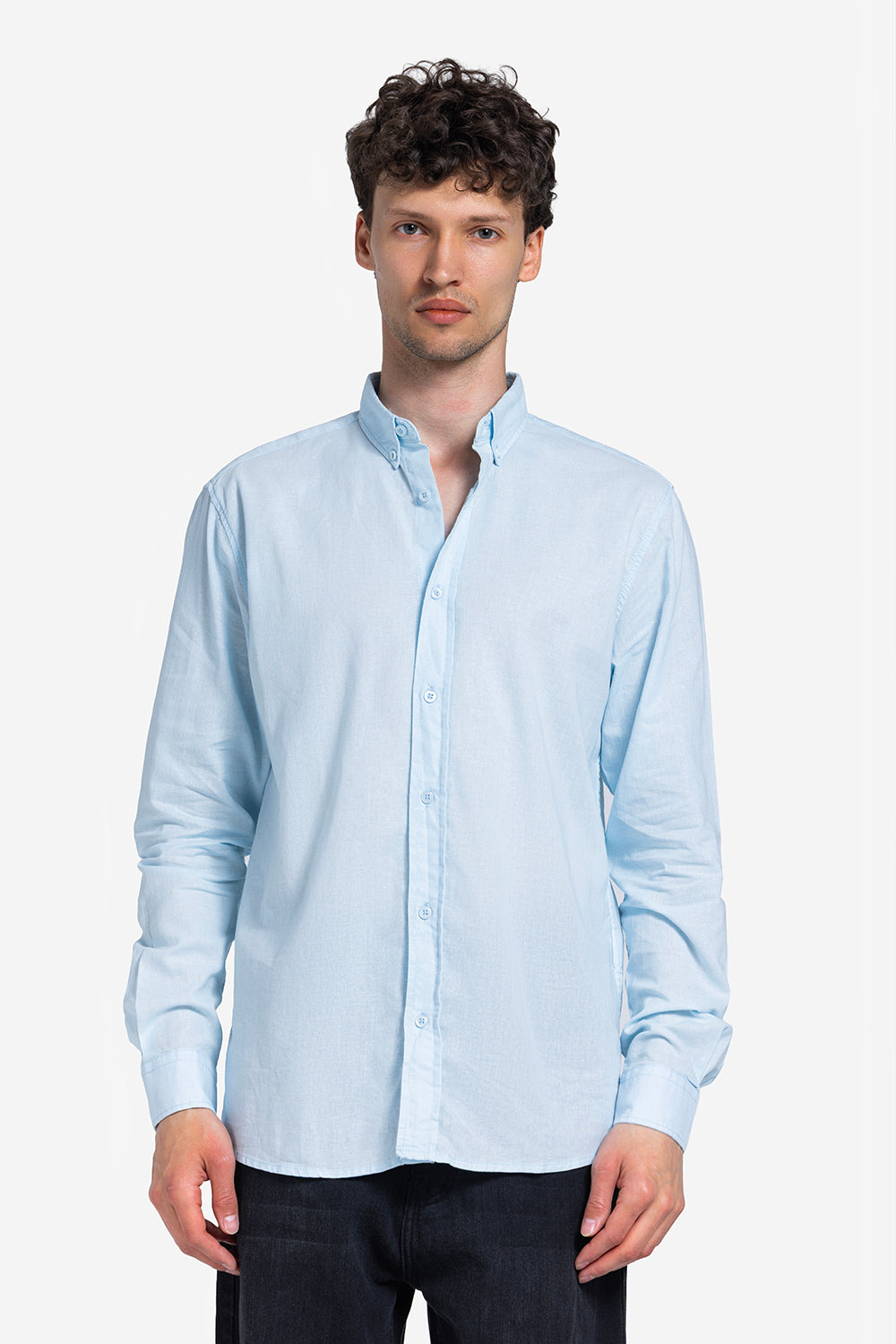 long sleeve shirt - Men - Plain