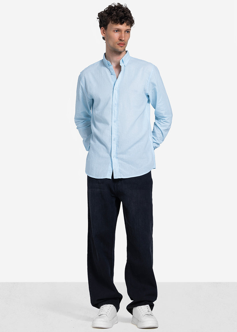 long sleeve shirt - Men - Plain