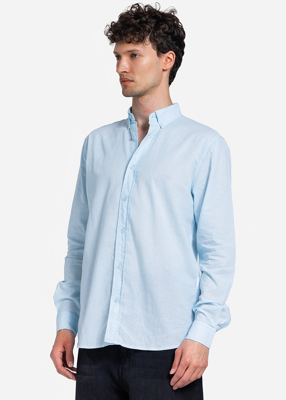 Long Sleeve Shirt - Men - Plain