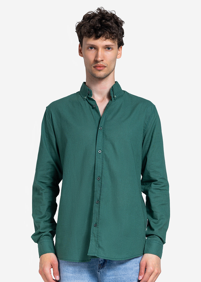 long sleeve shirt - Men - Plain