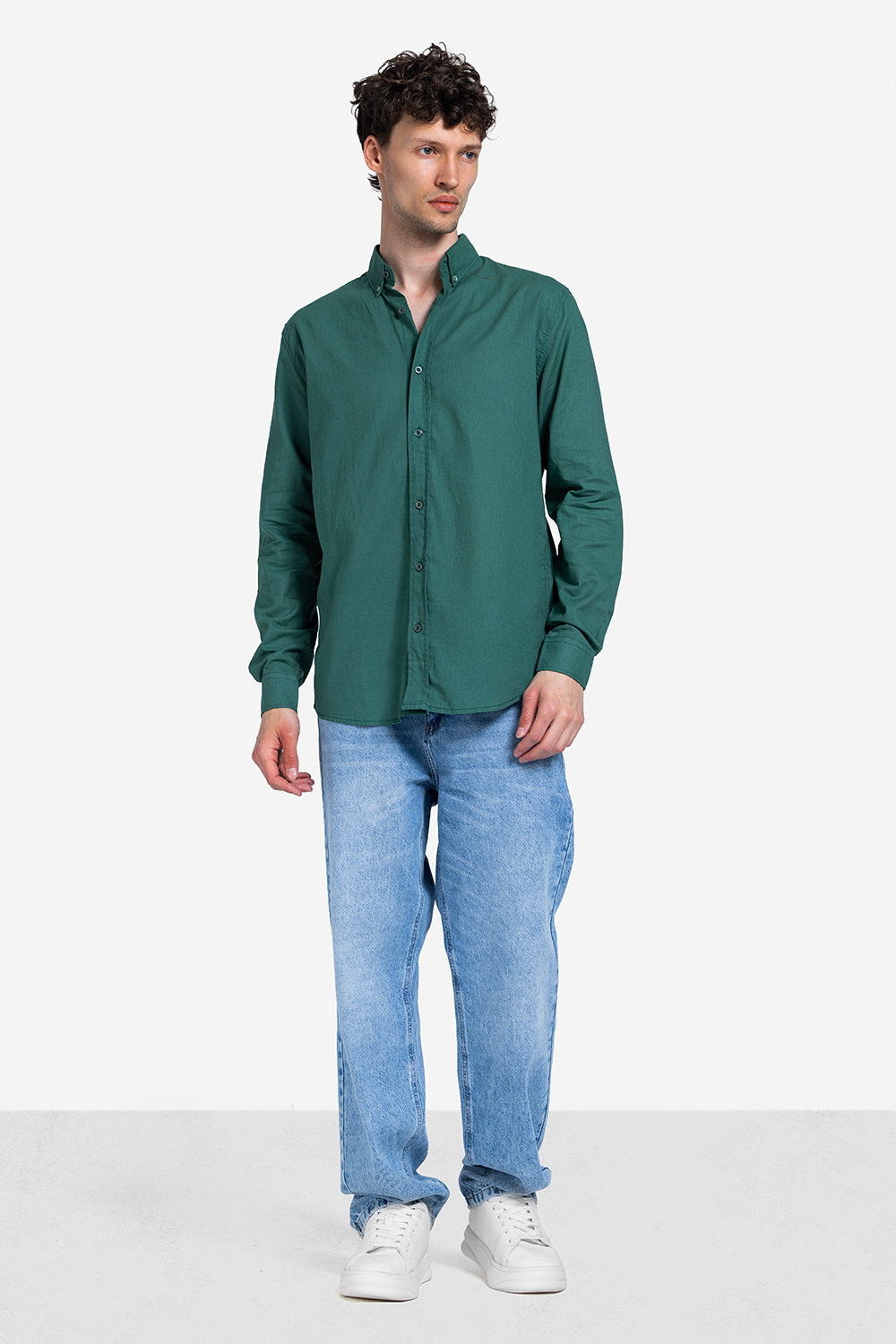 long sleeve shirt - Men - Plain