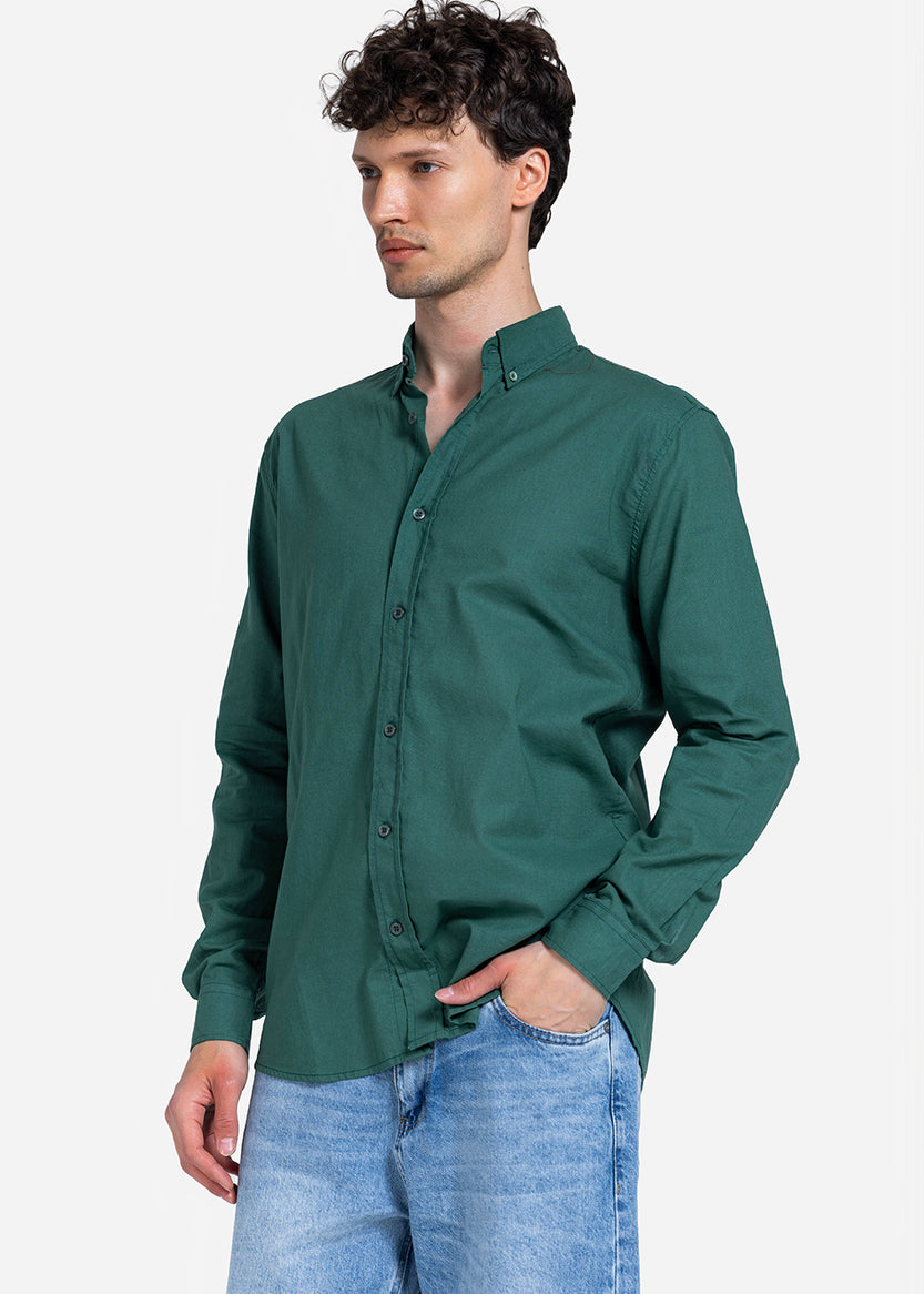 long sleeve shirt - Men - Plain