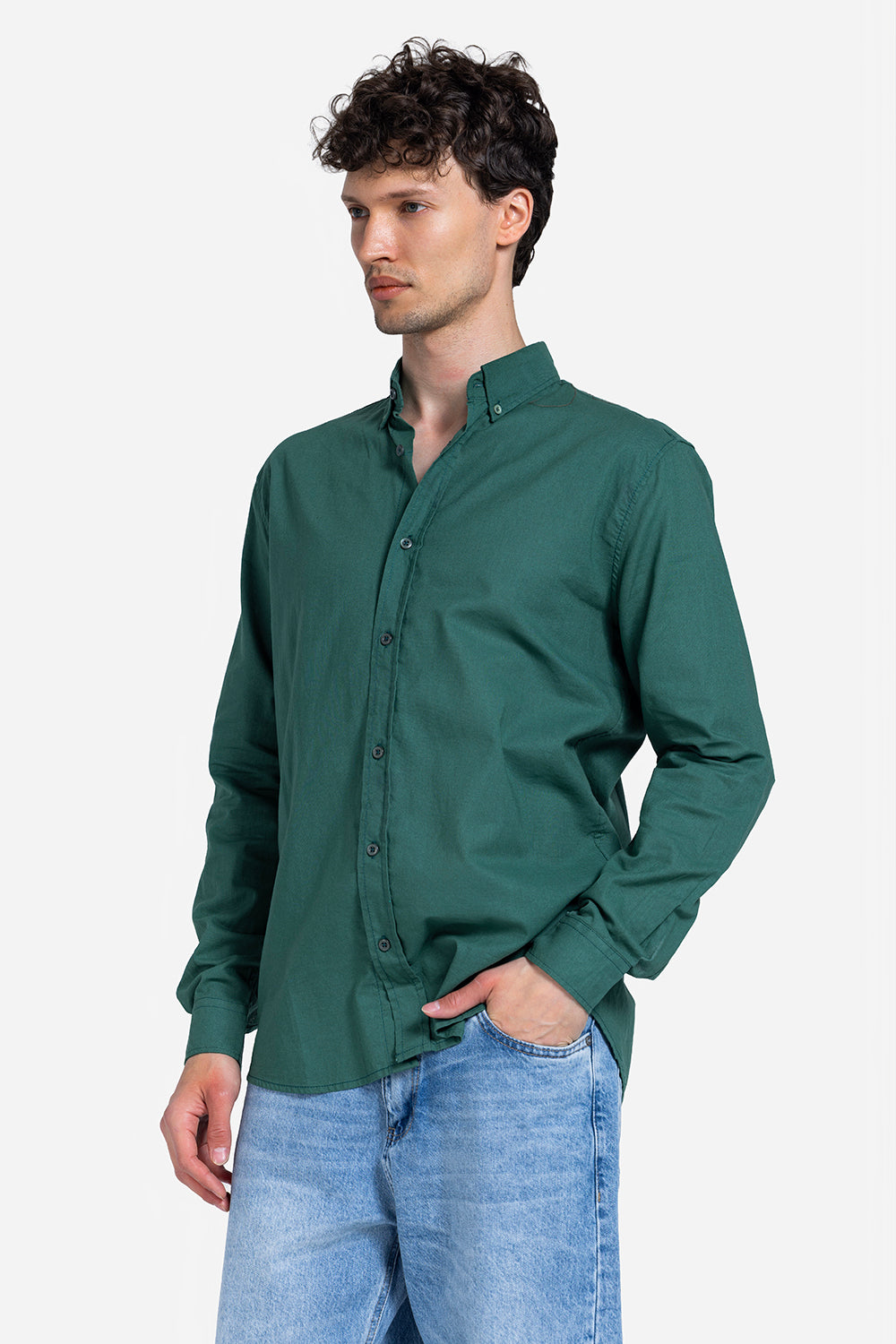long sleeve shirt - Men - Plain