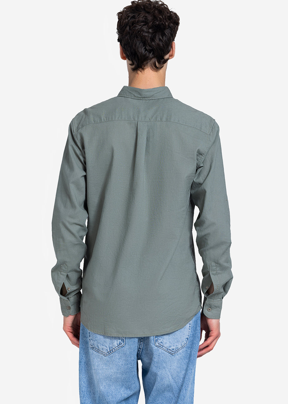 Long Sleeve Shirt - Men - Plain