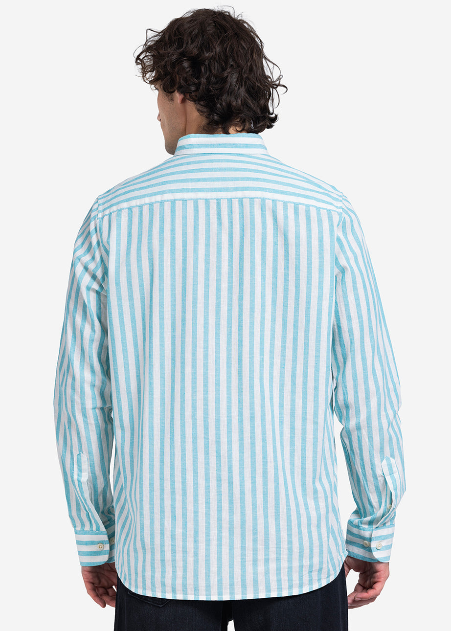 Long Sleeve Shirt - Men - Striped