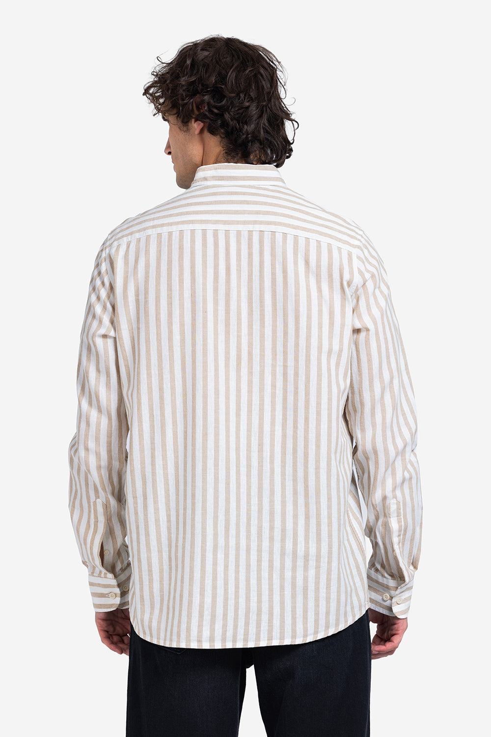 Long Sleeve Shirt - Men - Striped