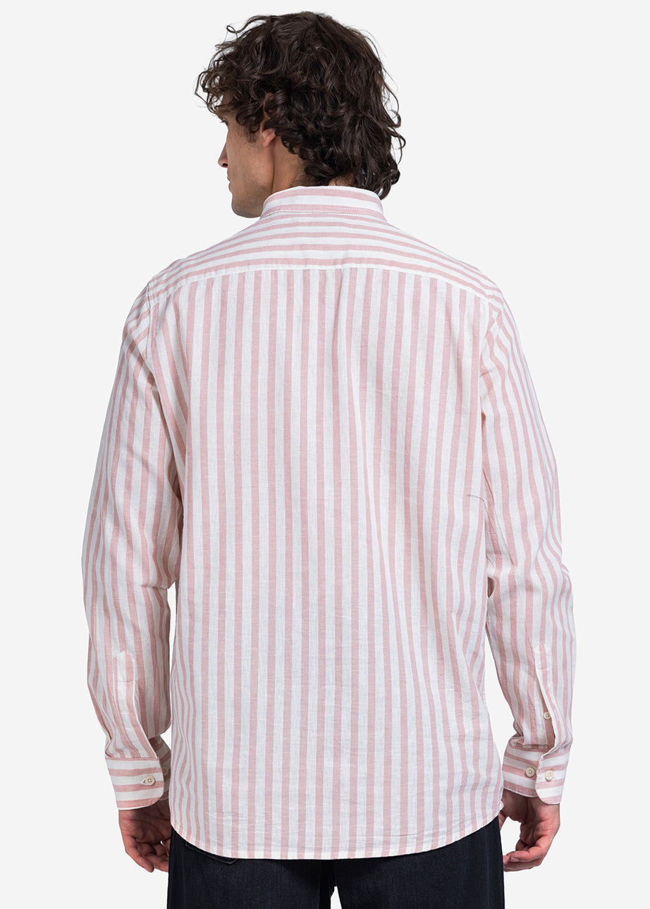 Long Sleeve Shirt - Men - Striped