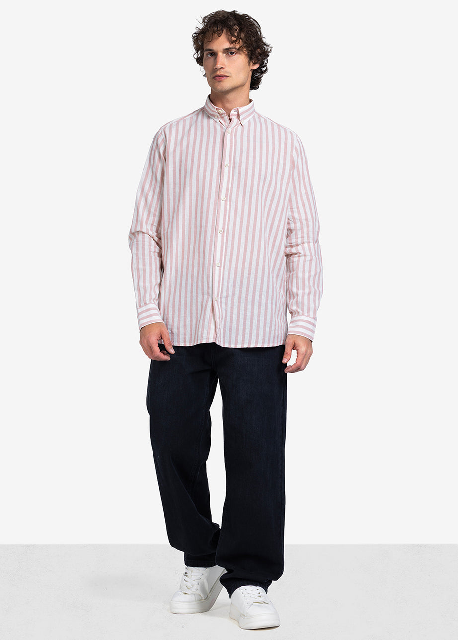 Long Sleeve Shirt - Men - Striped