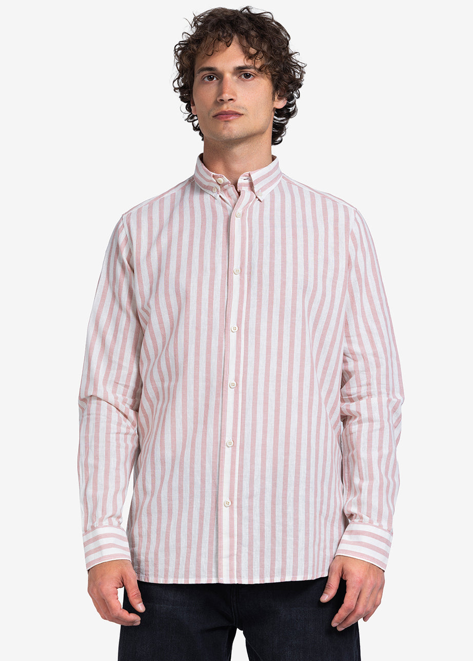 Long Sleeve Shirt - Men - Striped