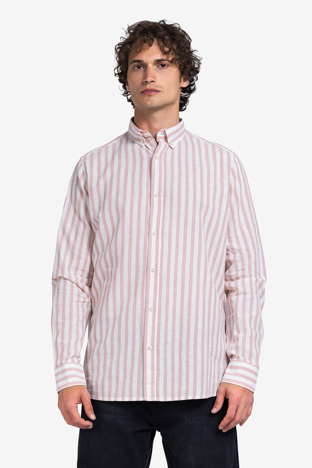 Long Sleeve Shirt - Men - Stripped
