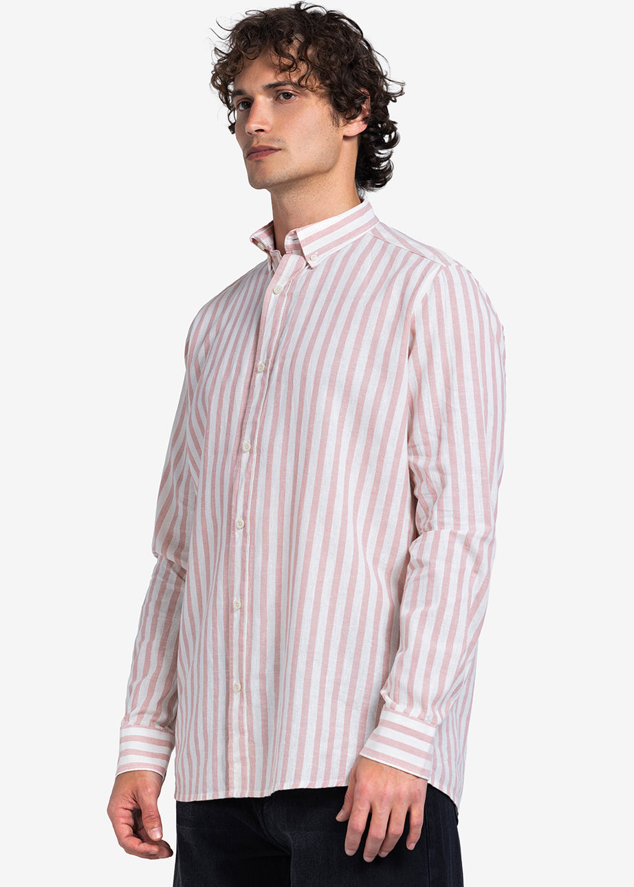 Long Sleeve Shirt - Men - Striped