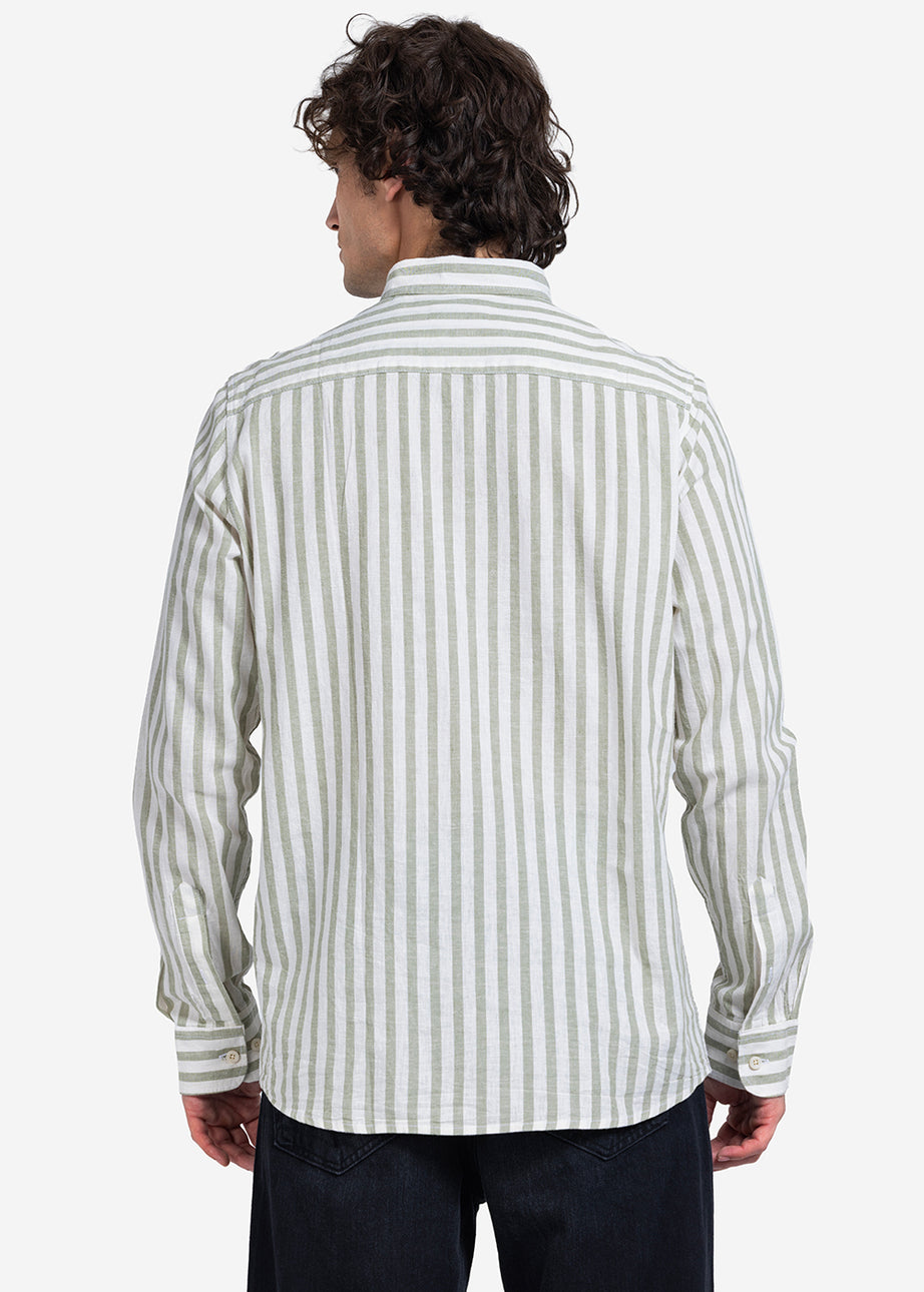 Long Sleeve Shirt - Men - Striped