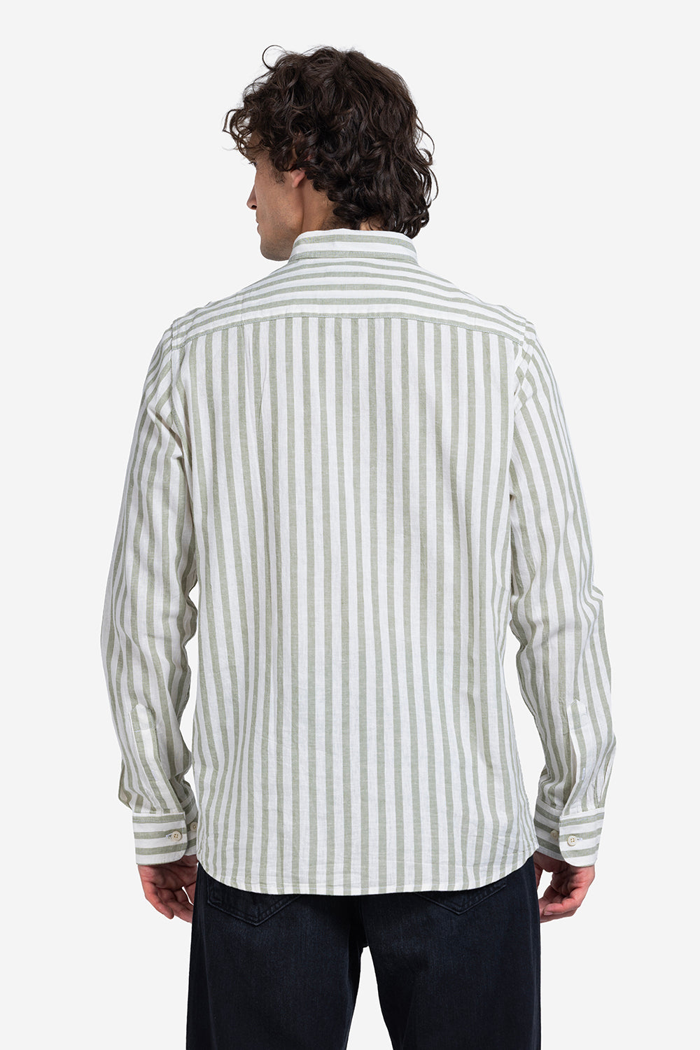 Long Sleeve Shirt - Men - Striped