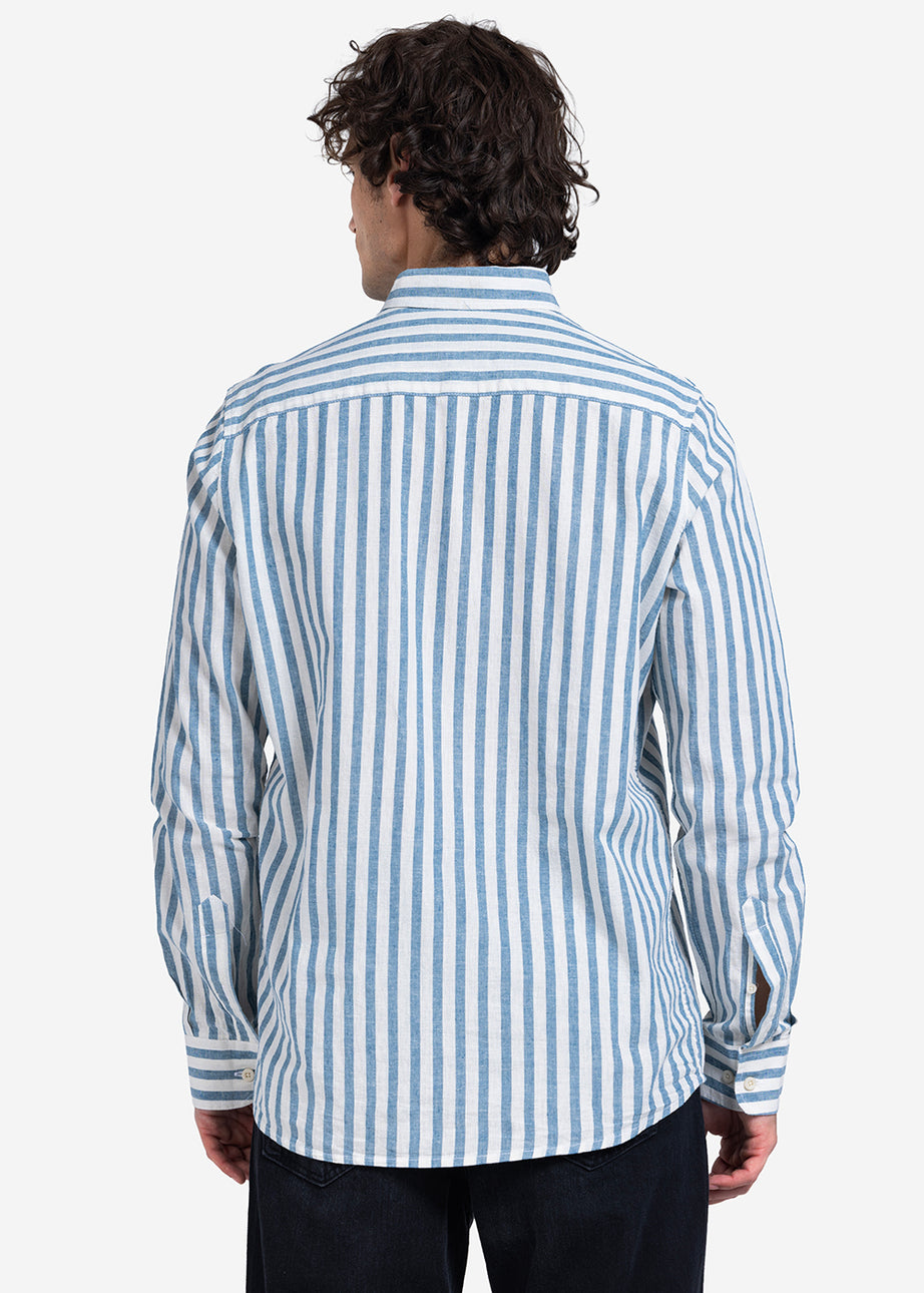 Long Sleeve Shirt - Men - Striped