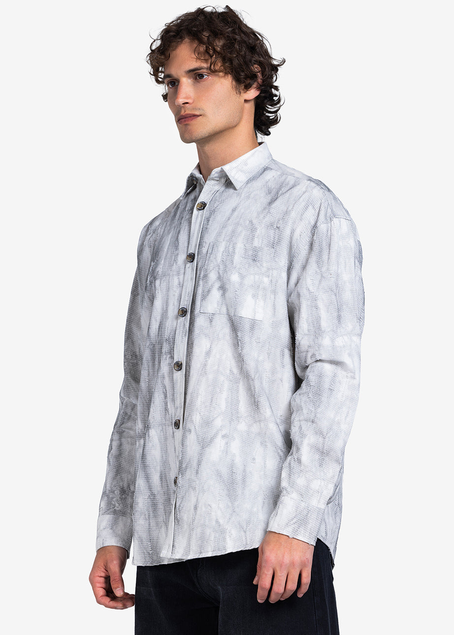 Long Sleeve Shirt - Men - Textured