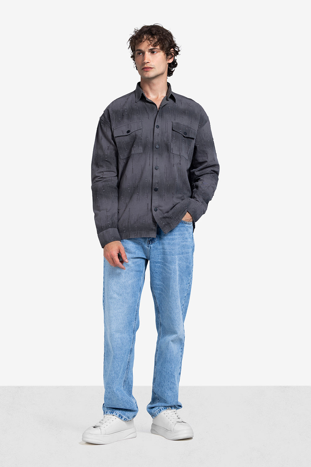 Long Sleeve Shirt - Men - Gradient