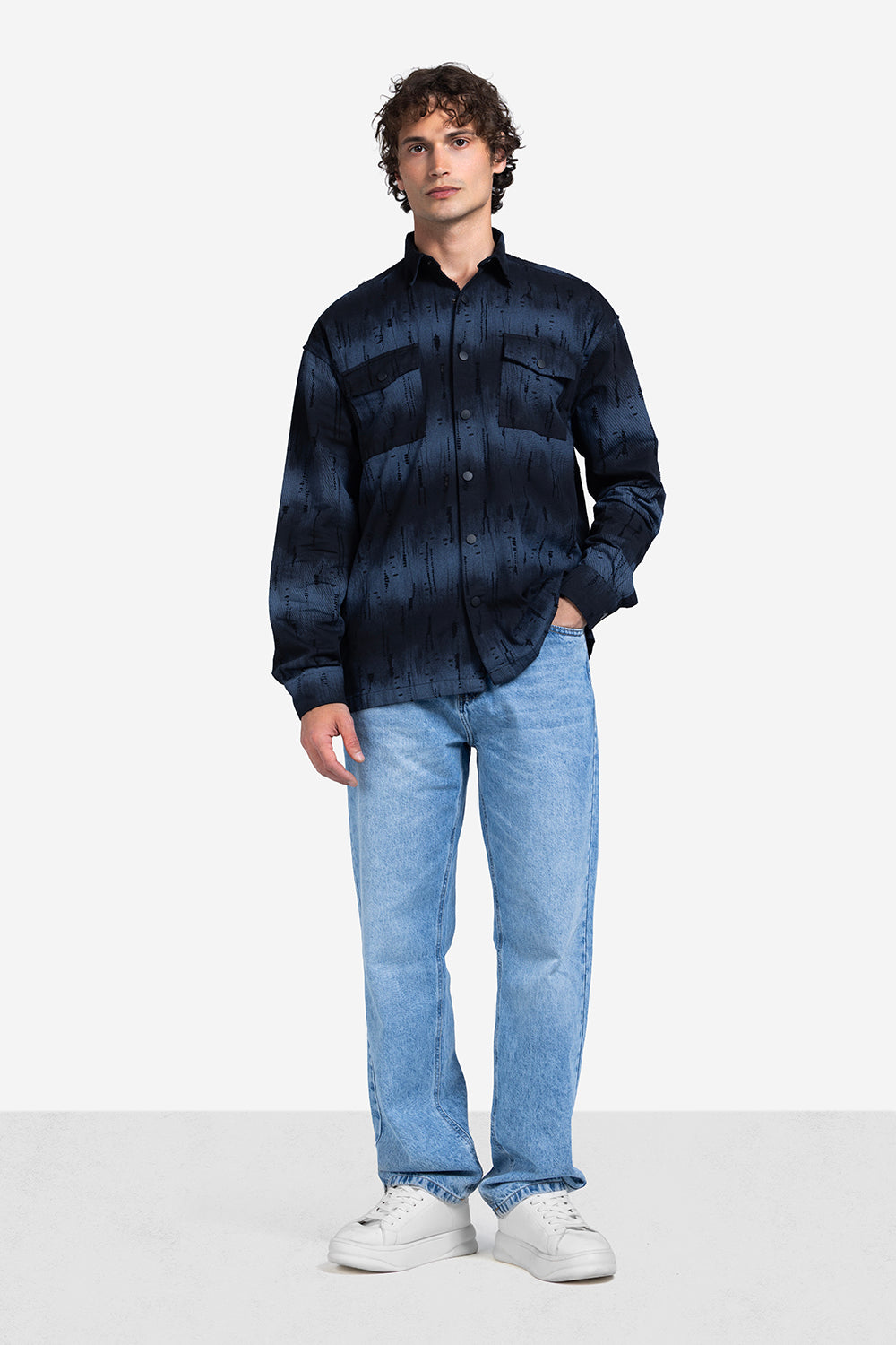 Long Sleeve Shirt - Men - Gradient