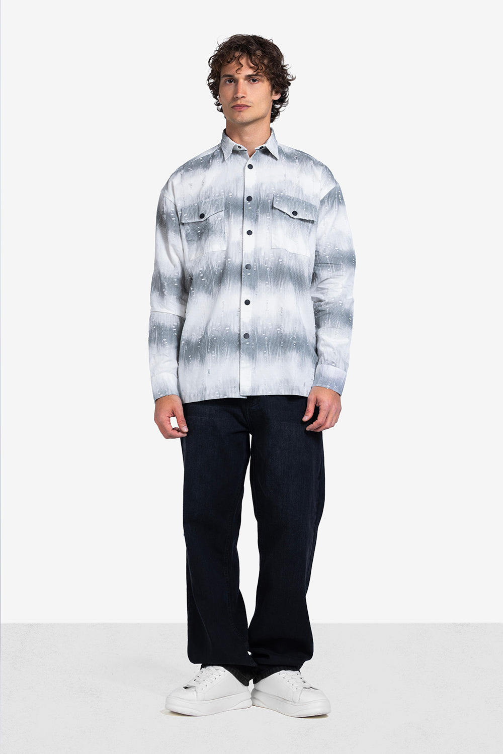 Long Sleeve Shirt - Men - Gradient
