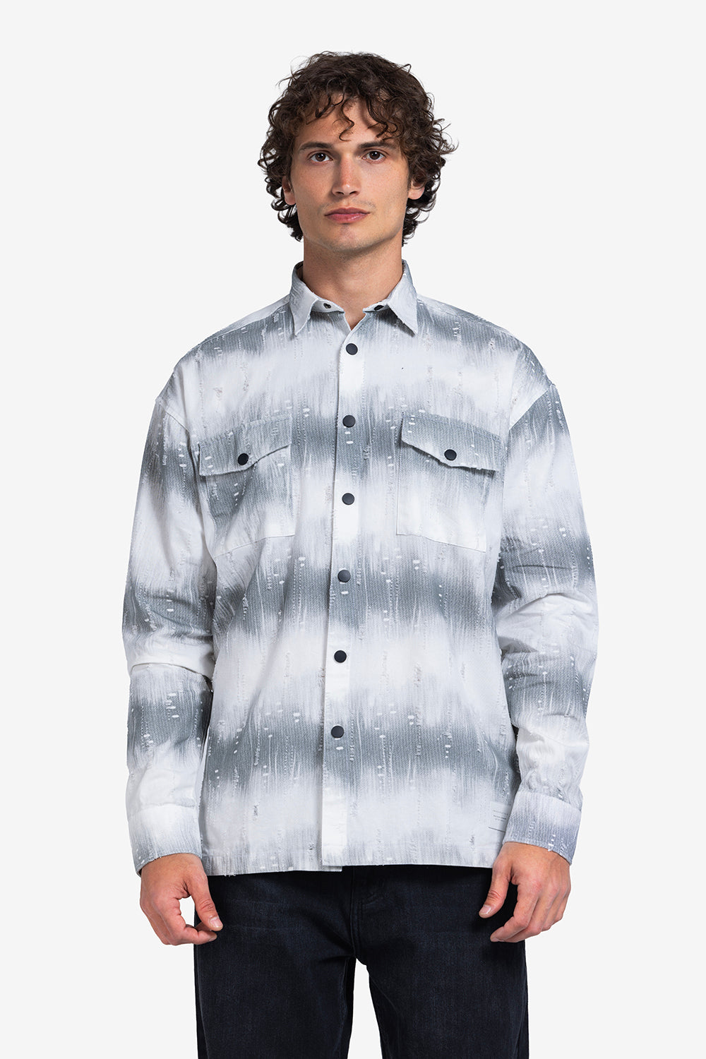 Long Sleeve Shirt - Men - Gradient