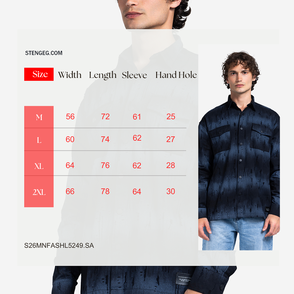 Long Sleeve Shirt - Men - Gradient