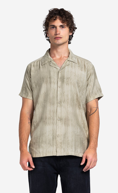 Men's Textured Half-Sleeve Shirt