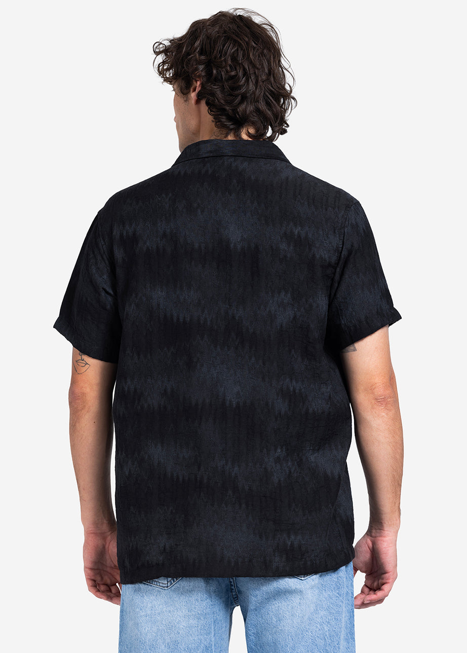 Half sleeve shirt - Men - Textured
