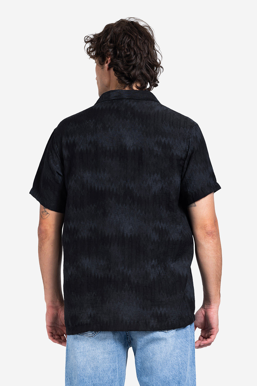 Half sleeve shirt - Men - Textured