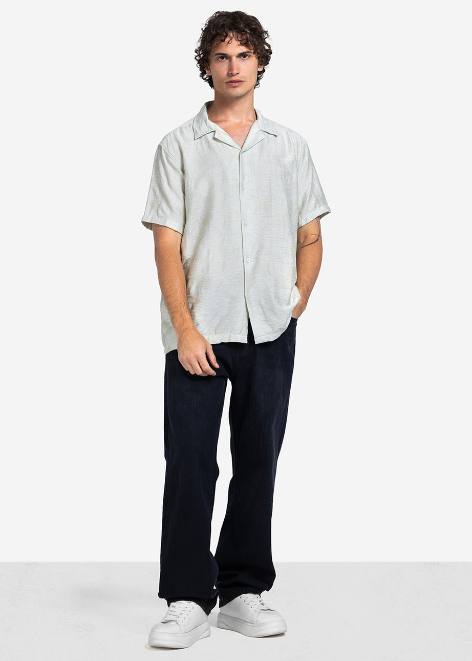 Half sleeve shirt - Men - Plain