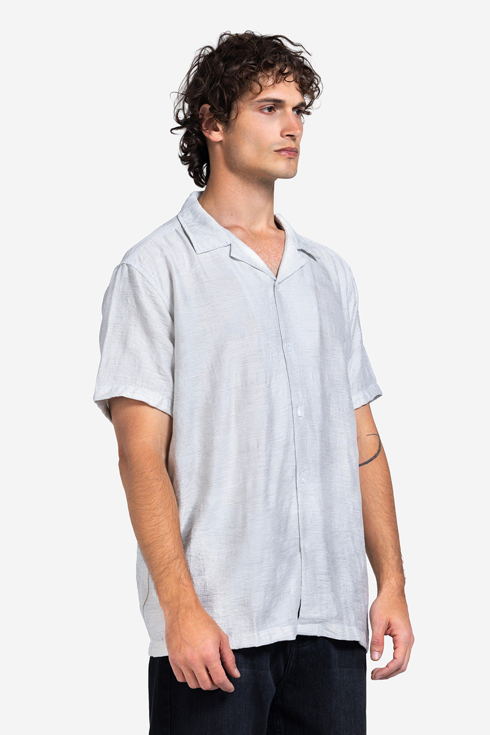 Half sleeve shirt - Men - Plain