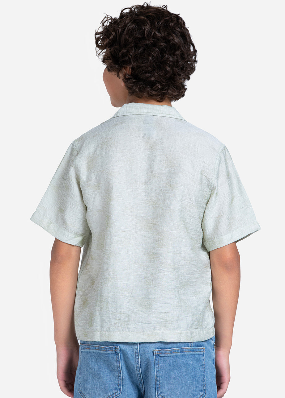 Half sleeve shirt - Boys - Plain