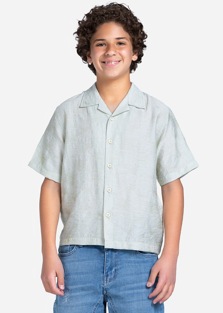 Half sleeve shirt - Boys - Plain