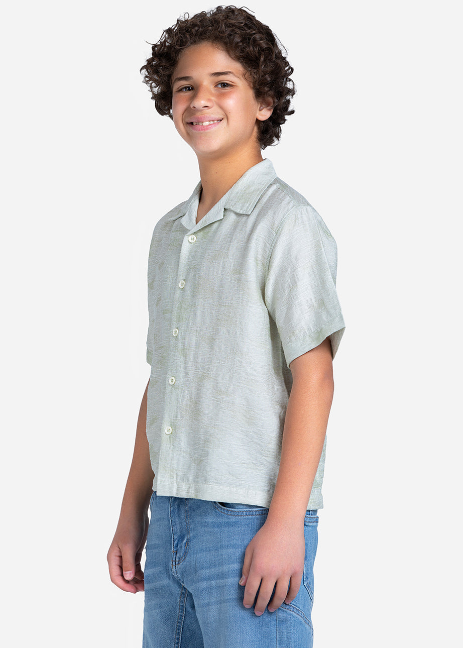 Half sleeve shirt - Boys - Plain