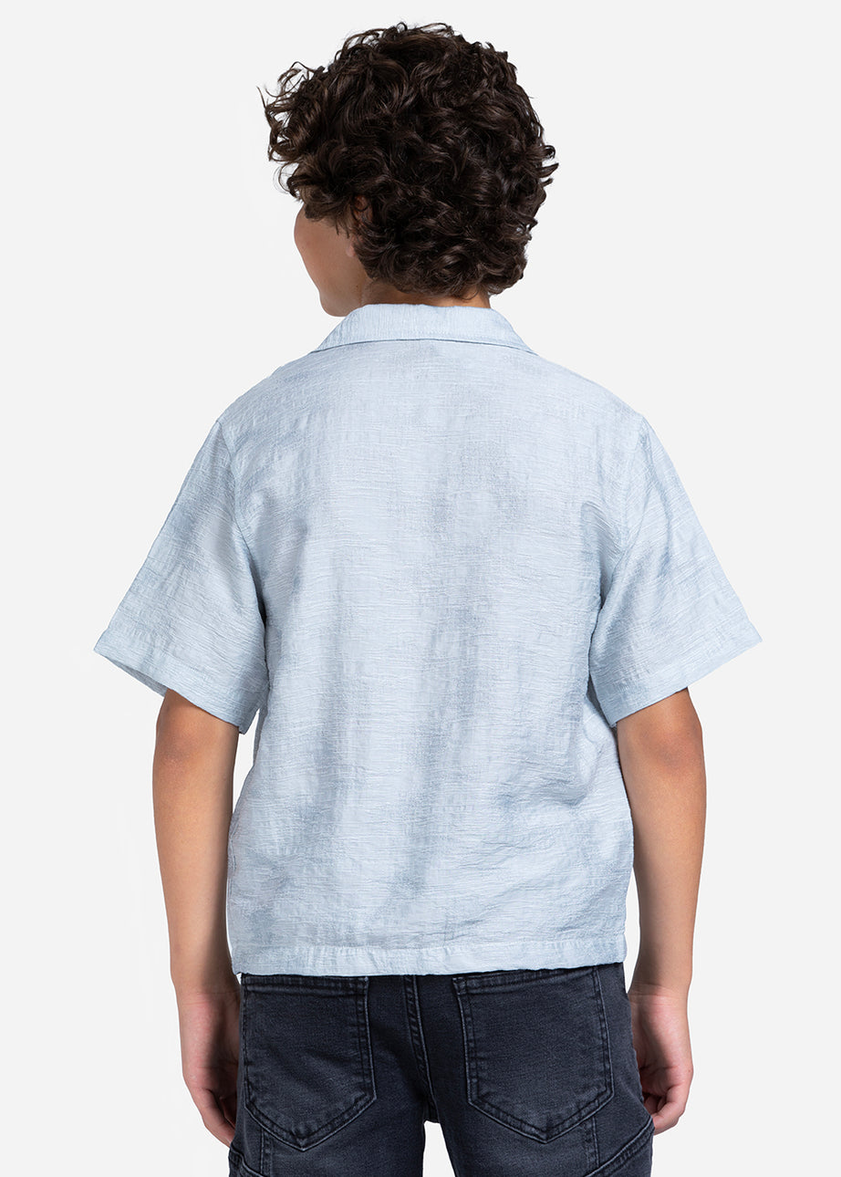 Half sleeve shirt - Boys - Plain