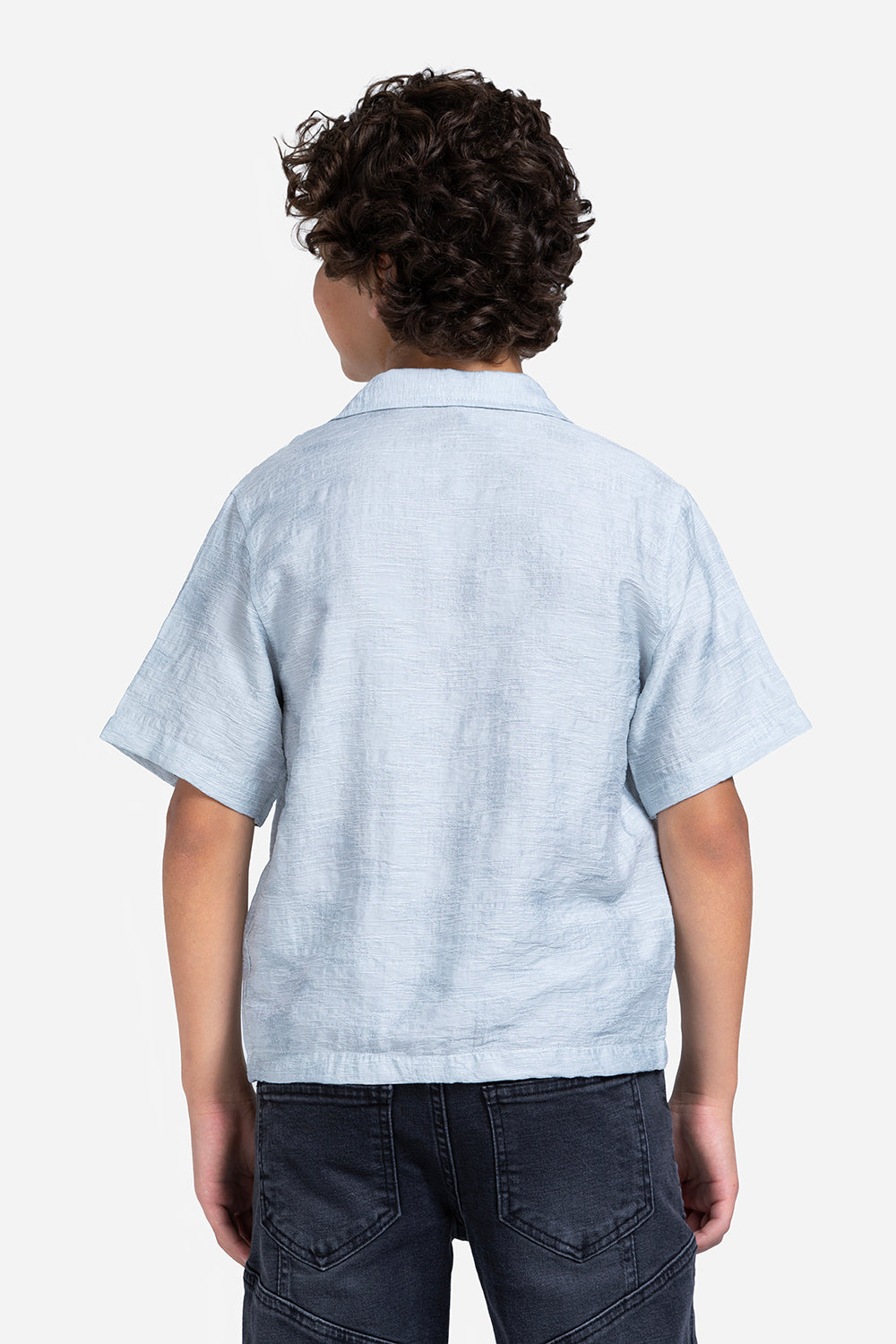 Half sleeve shirt - Boys - Plain