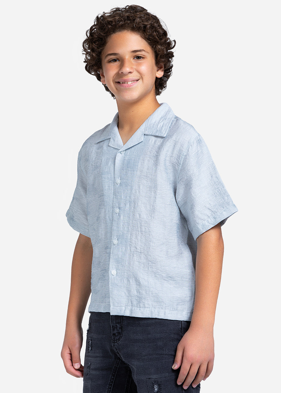 Half sleeve shirt - Boys - Plain