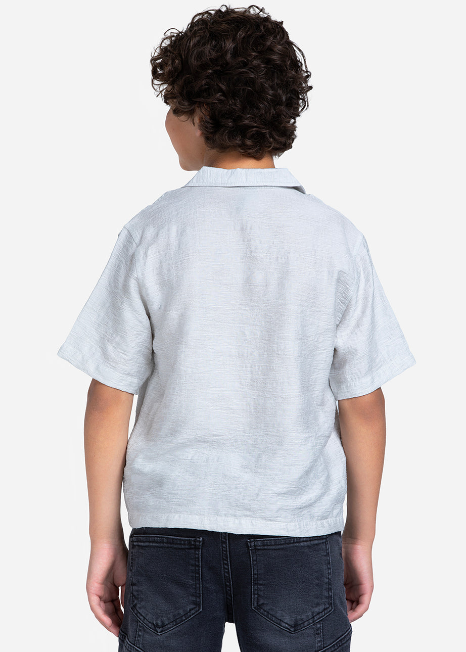 Half sleeve shirt - Boys - Plain