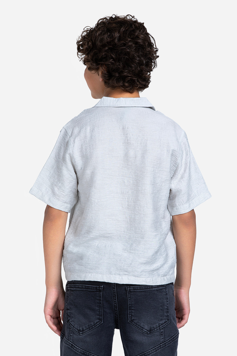Half sleeve shirt - Boys - Plain